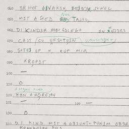 Eastern questionnaire, answ...