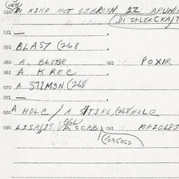 Eastern questionnaire, answ...