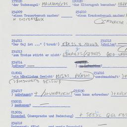Western questionnaire, answ...