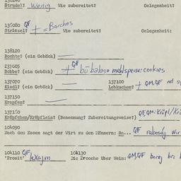 Western questionnaire, answ...