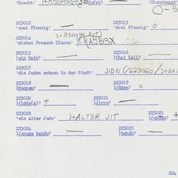 Western questionnaire, answ...