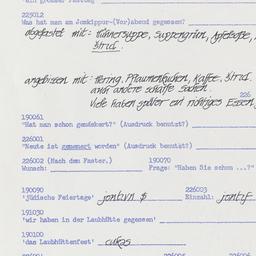 Western questionnaire, answ...