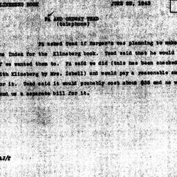 Memorandum from Walter A. J...