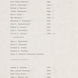 Board of Trustees