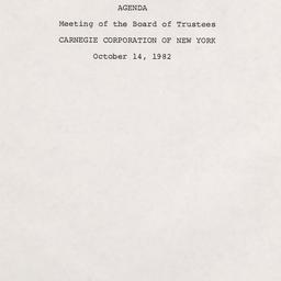 Meeting of the Board of Tru...