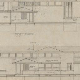 Working drawing #5: East, w...