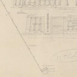 Entry gates plan, elevation