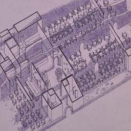 Axonometric drawing showing...