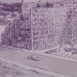 Perspective drawing.