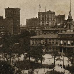 City Hall Park and Broadway...