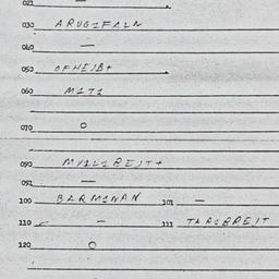 Eastern questionnaire, answ...