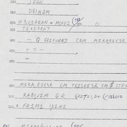 Eastern questionnaire, answ...