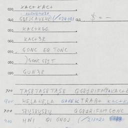Eastern questionnaire, answ...