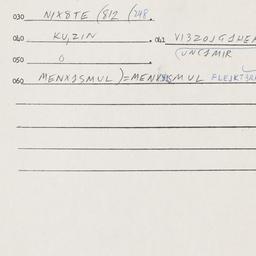 Eastern questionnaire, answ...