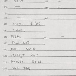 Eastern questionnaire, answ...