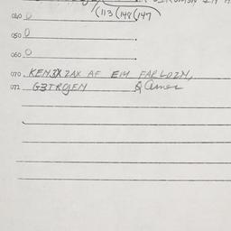 Eastern questionnaire, answ...