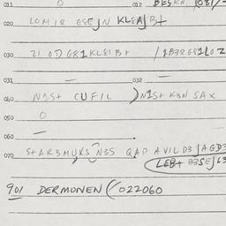 Eastern questionnaire, answ...