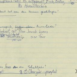 Western questionnaire, answ...