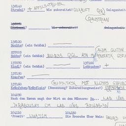 Western questionnaire, answ...
