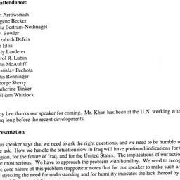 Minutes, 2004-05-18. The Pr...