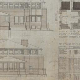 Working drawing #4: West, e...