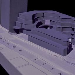 Model, exterior view.