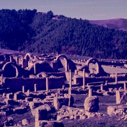 Architectural ruins.