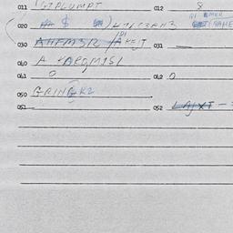 Eastern questionnaire, answ...