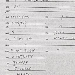 Eastern questionnaire, answ...