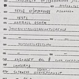 Eastern questionnaire, answ...