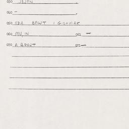 Eastern questionnaire, answ...