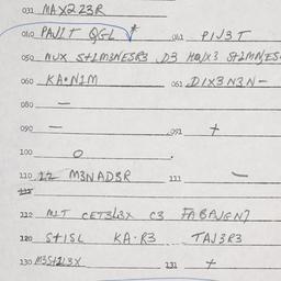 Eastern questionnaire, answ...