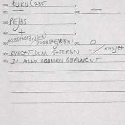 Eastern questionnaire, answ...