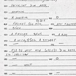 Eastern questionnaire, answ...