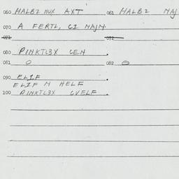 Eastern questionnaire, answ...