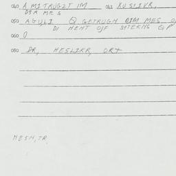 Eastern questionnaire, answ...