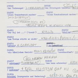 Western questionnaire, answ...