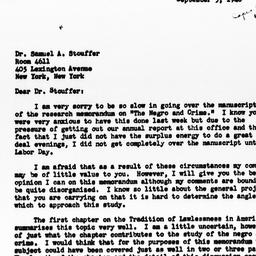 Letter from Ronald H. Beatt...
