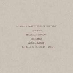 Board Meeting, 3/26/1936
