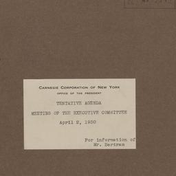 Board Meeting, 4/2/1930
