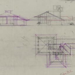 First floor plan, elevations