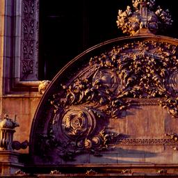 Terracotta decoration over ...