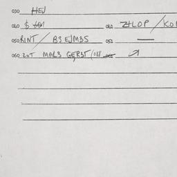 Eastern questionnaire, answ...