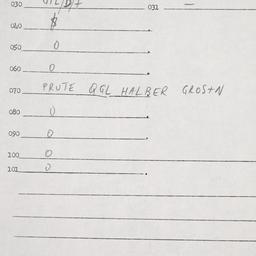 Eastern questionnaire, answ...