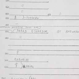 Eastern questionnaire, answ...