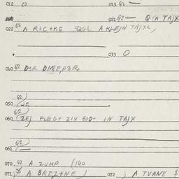 Eastern questionnaire, answ...