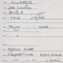 Eastern questionnaire, answ...