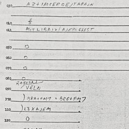 Eastern questionnaire, answ...