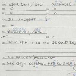 Eastern questionnaire, answ...