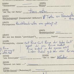 Western questionnaire, answ...